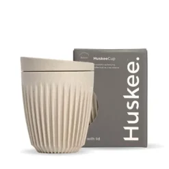 8oz Natural HuskeeCup & Lid (x12)
