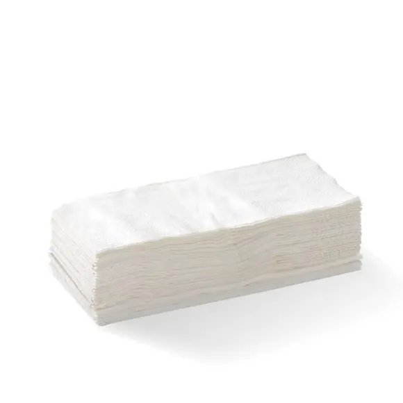 2-Ply 1/8 Fold White Lunch BioNapkin