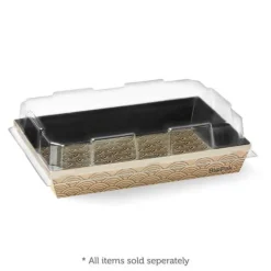 Small BioBoard Sushi Tray PET Lid